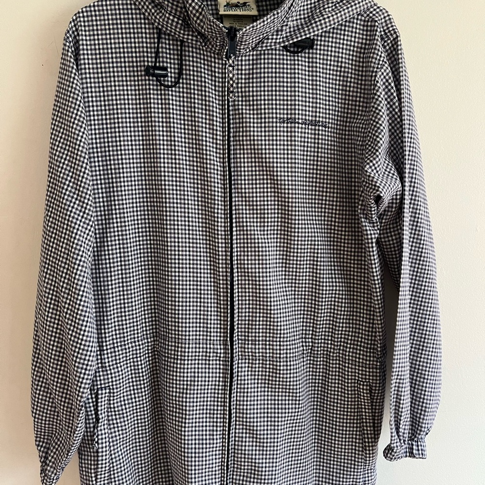 Northern Reflections Vintage Checkered Hooded Jacket - Small